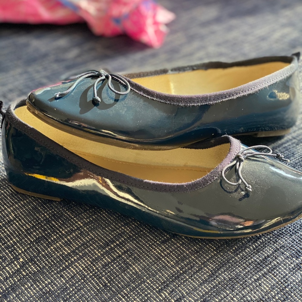 Crewcut girls ballet flats navy